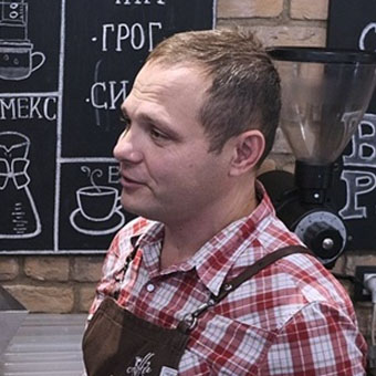 Данил Кузнецов, директор кофейни «Black Pearl»