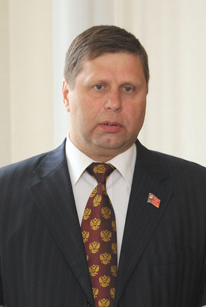 Александр Микельсон, председатель комитета по вопросам бюджета, налоговой политики и финансов облсовета 